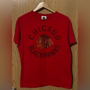 NHL Chicago Blackhawks Large Red T-Shirt